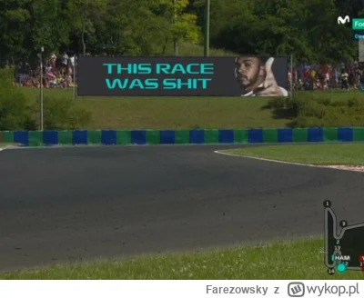 Farezowsky - Co ja właśnie obejrzałem xD
Obrzydliwy wyscig
#f1