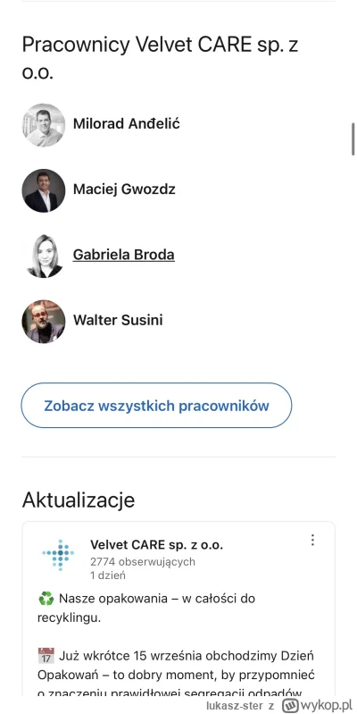 lukasz-ster - https://www.linkedin.com/company/velvetcare/
Sramy na was:
