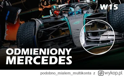 podobnomialemmultikonta - Odmieniony Mercedes W15: #f1 #echapadoku #kubica #panszafa