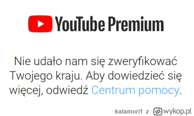 katamori1 - #youtube
#vpn

Próbuję ogarnąć YT Premium z argentyńskim VPN (TunnelBear)...
