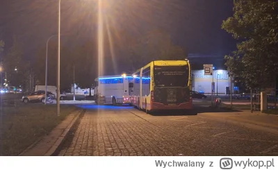 Wychwalany - Autobusy elektryczne we #wroclaw wracają na zajezdnie na holu. Korespond...