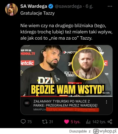 Duszqable - @kre-dens Tyburski powinien zrobic to samo ale tępy nie skumał, ze Boxdel...