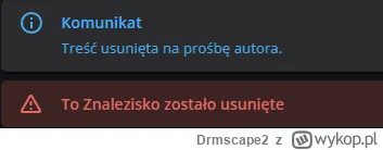 Drmscape2 - Nie wiem co bardziej bawi, że autor tak szybko poprosił o usunięcie znale...