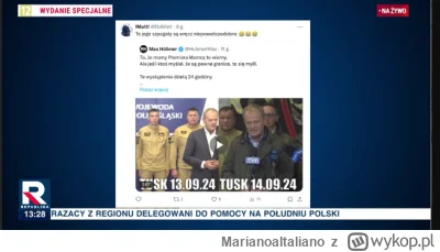 MarianoaItaliano - Chwaliliśmy Republikę w nocy za Zośkę i Witka na live prosto z ter...