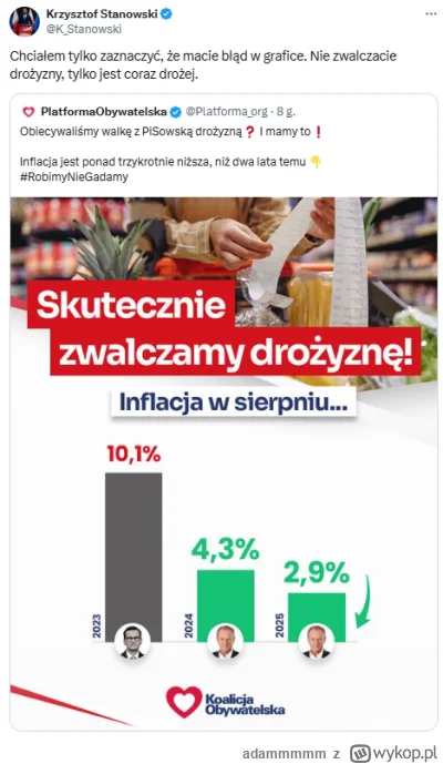 adammmmm - #stanowski bystry krzyś, ciekawe ile z egzaminu ósmoklasisty by miał punkt...