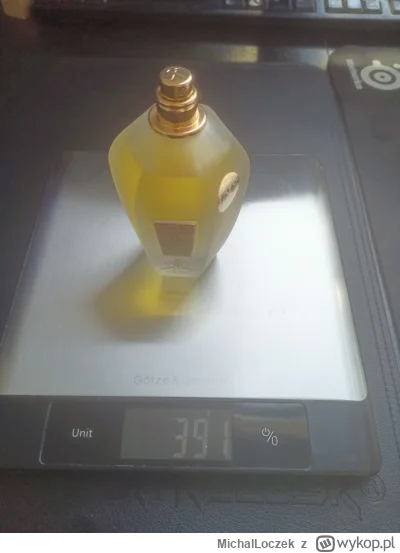 MichalLoczek - @MichalLoczek waga 100 ml bez korka