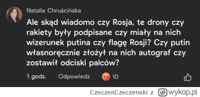 CzeczenCzeczenski - Dobra, okazało się, że to nie rosja atakuje Ukrainę 
Jeszcze niew...