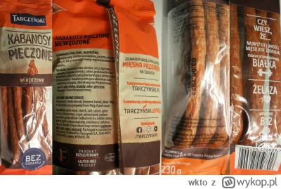 wkto - #listaproduktow
#kabanosyduze pieczone wieprzowe 100g ze 142g Tarczyński
#tarc...