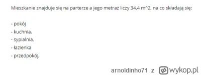 arnoldinho71 - @trochewstyd: 5 pomieszczeń, każde po 7m2, pewnie to strasznie wygląda...