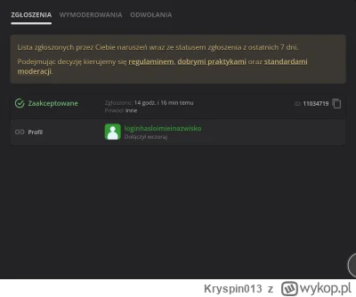 Kryspin013 - >@Kryspin013: bardziej twoi koledzy z moderacji, ten też zgłosisz?

@cyg...