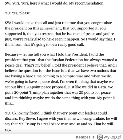 Kempes - #ukraina #rosja #wojna #amerykanskieonuce 

Ale afera wybuchła w USA... Z am...