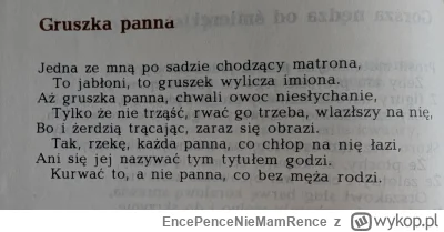 EncePenceNieMamRence - #heheszki #codziennafraszka #poezja