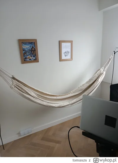 tomaszs - Zamontowałem hamak w biurze 🥰