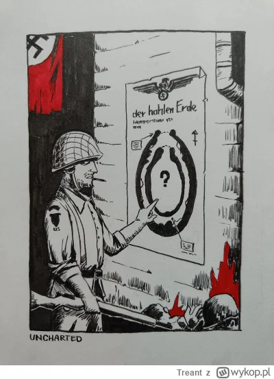 Treant - #inktober #inktober2024 #rysujzwykopem tym razem pędzlem, poza strefą komfor...