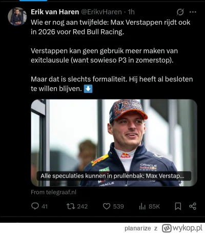 planarize - #f1 Nieformalny rzecznik Maxa ogłosił co następuje:

For those who still ...