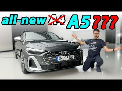 crespo - No to Audi pokazało nowe a5. Przyznam, że jestem ciekawy tego auta bo w segm...