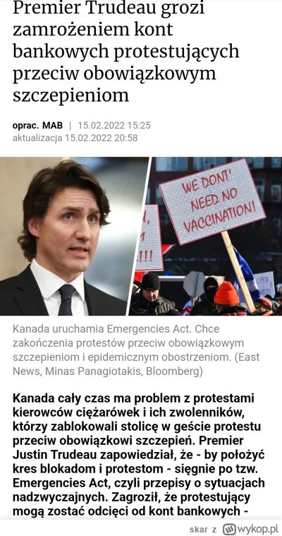 skar - @Wolowinka zamiast protestującym przeciwko szczepieniom, możesz wstawić jakiko...