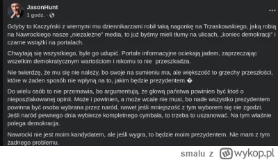 smalu - #polityka 

potężny bloger (taki pisany youtuber - z początków internetu xD) ...