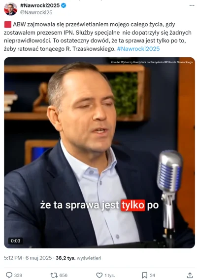 splinter96 - Czyli wg Karola Nawrockiego certyfikat bezpieczeństwa otrzymany od ABW d...