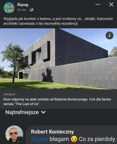 olito - Typowy artykuł #slazag. Robert Konieczny jest architektem opisywanego budynku...