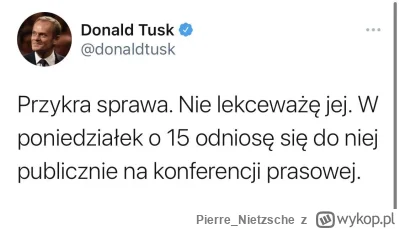 Pierre_Nietzsche - @FerdekM: ten komentarz Tuska "przykra sprawa" jeszcze przerob na ...