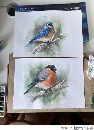 Vilyen - Dawno nie wrzucalam nic na #vilyenmaluje, wiecie depresja i te sprawy ;) nie...