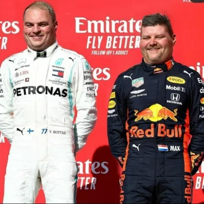 RitmoXL - #f1 Max Bottas i Valtteri Verstappen to nawet nie są oni.