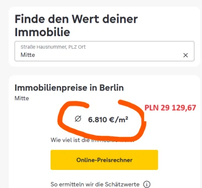 OstrzegamWasNieDajcieSie - Cena w najdroższej części Berlina to 29k.
Cena na warszaws...