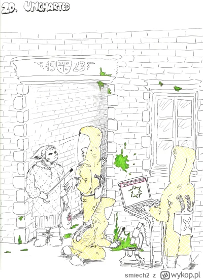 smiech2 - #inktober #magg #rysujzwykopem #bedziebanczyniebedzie

"Obawiamy się, że ka...