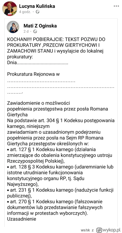 wshk - #bekazpisu #polityka