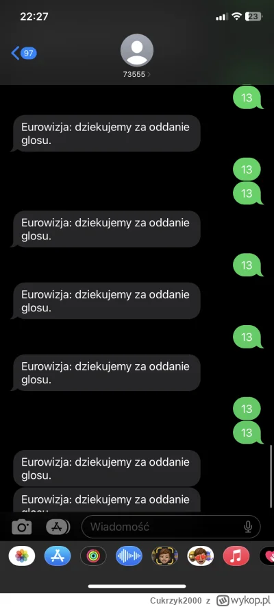 Cukrzyk2000 - Oddałem 20 głosów na Poe Poe Poe ( ͡° ͜ʖ ͡°)

#eurowizja