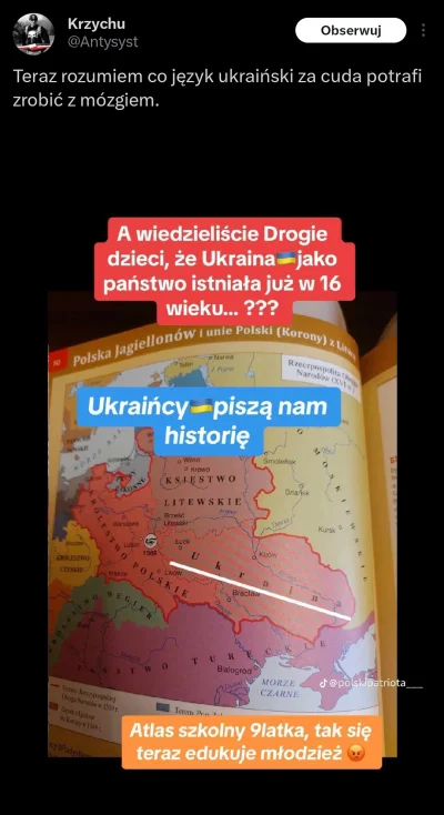 jaszczur12 - Ukrainizacja wszędzie, nawet w książkach do historii ( ͡° ͜ʖ ͡°)
#ukrain...