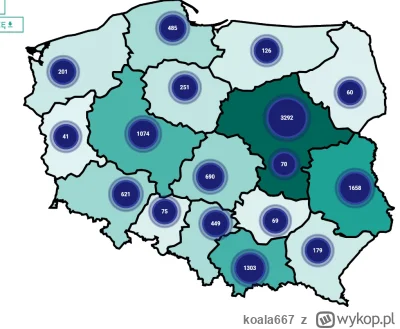 koala667 - Mapa murzynów(z krajów afrykańskich) w Polsce, niestety ale tych z Zimbabw...