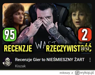 miloszy - #kiszak #youtube #gry 
Czy patrząc na taki tytuł i miniaturkę, nie znając w...