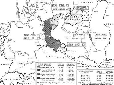 AnonLek - #powodz #historia
Proponowane granice w 1945 w Poczdamie, prawie do ostatni...