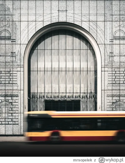 mrsopelek - Moje spojrzenie na Filharmonie Łódzką. Fasada pokryta jest teksturą nawią...