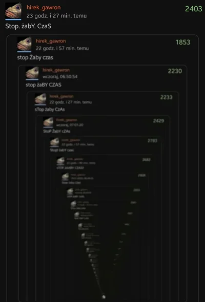 hirek_gawron - stop ŻAby czAs