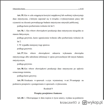 krzaczor93 - @DzikWesolek: Przywoływana w stopce ustawa o statystyce publicznej z 199...