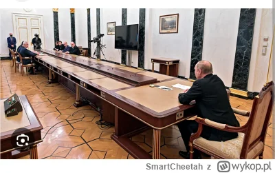 SmartCheetah - >Putin już założył swoje specjalne buty aby być wyższym?

@Nobody32: t...