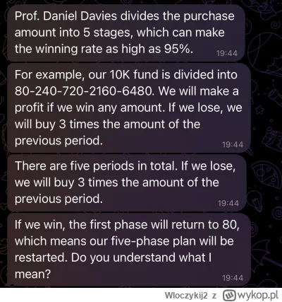 Wloczykij2 - Patrzcie jaką mądrość od scammera z telegrama jak łatwo zarobić ( ͡° ͜ʖ ...