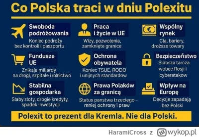 HaramiCross - Ogólnie mam raczej neutralny stosunek do Unii, nie chciałbym polexitu a...