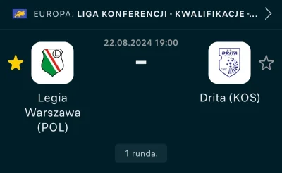 Milsz17 - Ale heca, gramy z drużyną z kraju który nie istnieje ( ͡° ͜ʖ ͡°)
#legia #me...