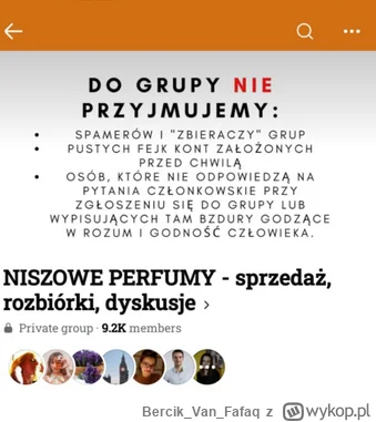 BercikVanFafaq - Siemka, szukam zaproszenia na tę grupkę FB , podeśle ktoś zapro na p...