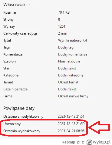 kepmip_pl - Przeglądam sobie wyniki przetargów a tu taka ciekawostka: word zagina cza...