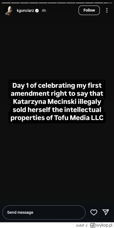 suluf - @drastic226: widzę że dalej pokazuje ludziom jak bardzo jest normalny