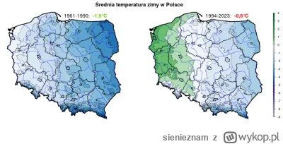 sienieznam - @TS: racja, średnia temperatura zimą wzrosła, Tak samo spadła wielkość p...