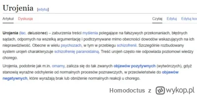 Homodoctus - Osoby z zaburzeniami urojeniowymi powinny byc leczone przez psychiatrow ...