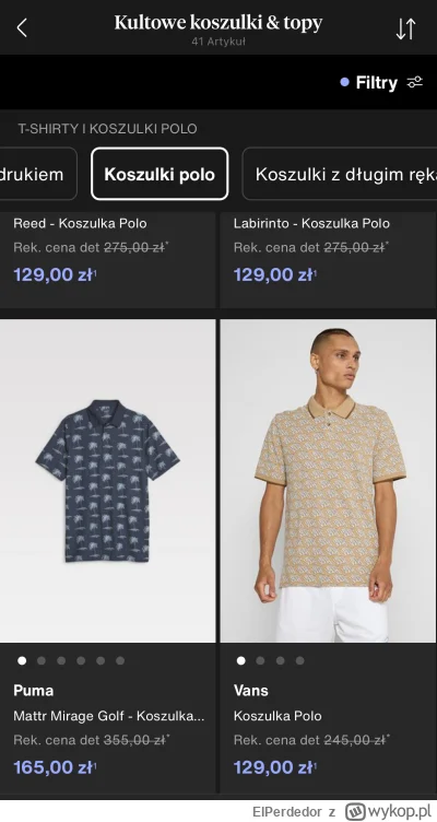 ElPerdedor - @speedygonzales1 dla mnie też shit, obczaj zalando lounge masz lepsze ma...