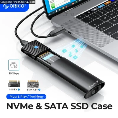 n____S - ❗ ORICO M.2 NVMe SATA SSD Enclosure Adapter USB C 3.2 Gen 2 10Gbps
〽️ Cena: ...