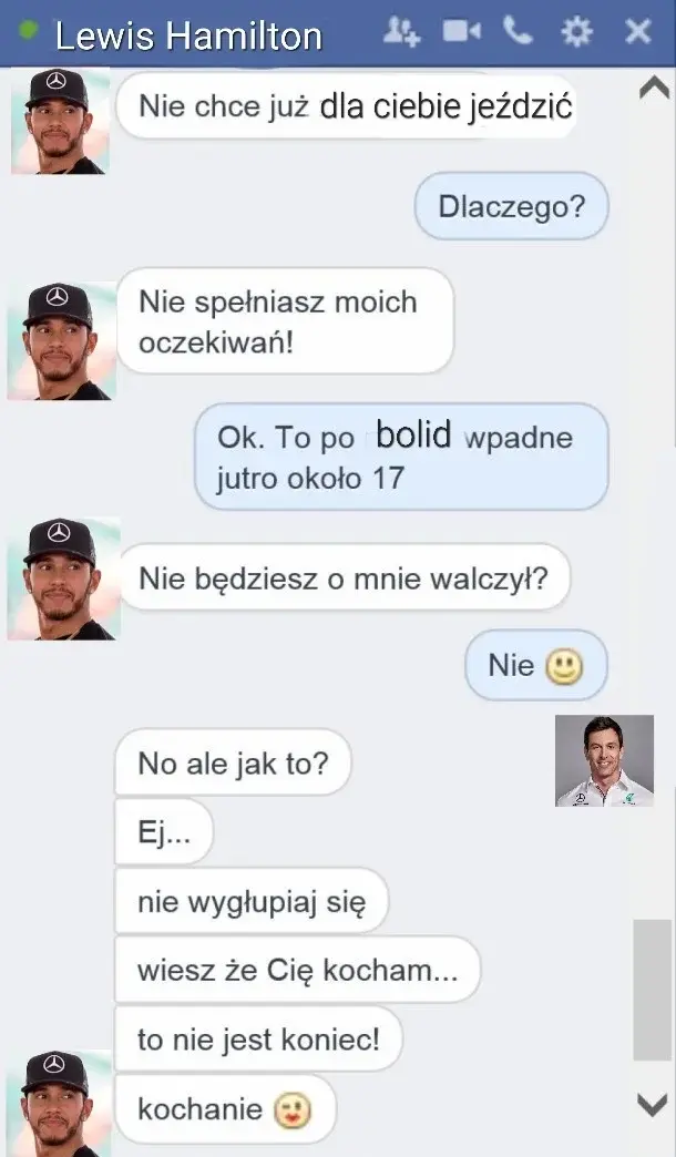 JuzefCynamon - #f1 za rok mozna tam wstawic freda zamiast Toto